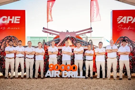 Potencia y precisión en Expoagro 2026: Apache lanza la 90000 Air Drill y expande su línea de tractores Solís